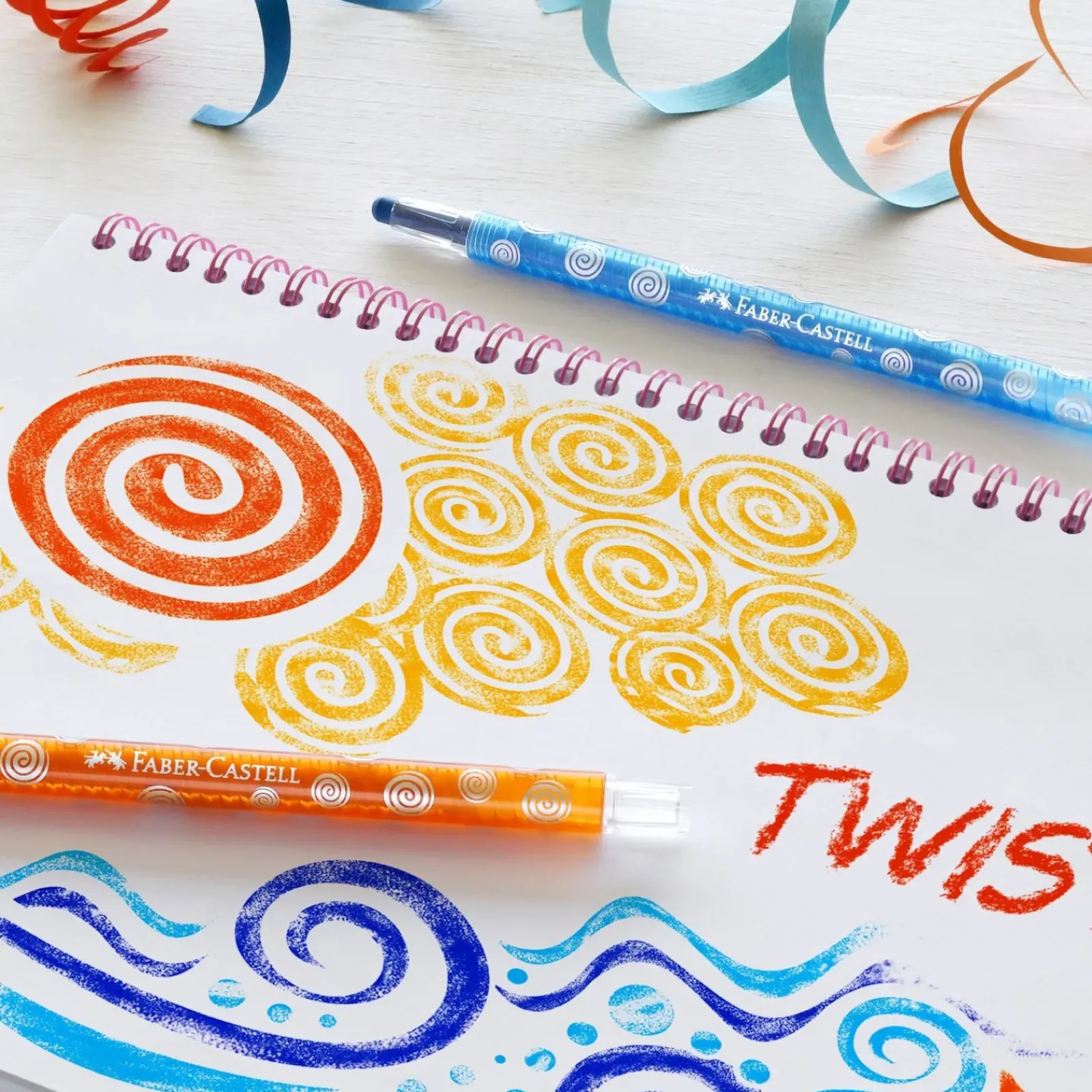 Faber Castell Lápis De Cor E Cera|Lápis Cor E Cera > Lápis Cera Jumbo Twist 12 unidades