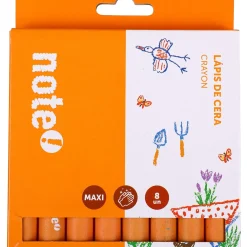 Note! Lápis De Cor E Cera|Lápis Cor E Cera > Lápis Cera Mega 8 unidades