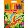 Best Bic Lápis Cera Plastidecor Exótico 12 unidades