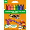 Bic Lápis De Cor E Cera|Lápis Cor E Cera > Lápis Cera Plastidecor 12 unidades