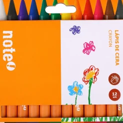 Note! Lápis De Cor E Cera|Lápis Cor E Cera > Lápis Cera 12 Unidades
