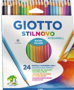 Giotto Lápis De Cor E Cera|Lápis Cor E Cera > Lápis Cor Aguarela Sitlnovo 24 unidades