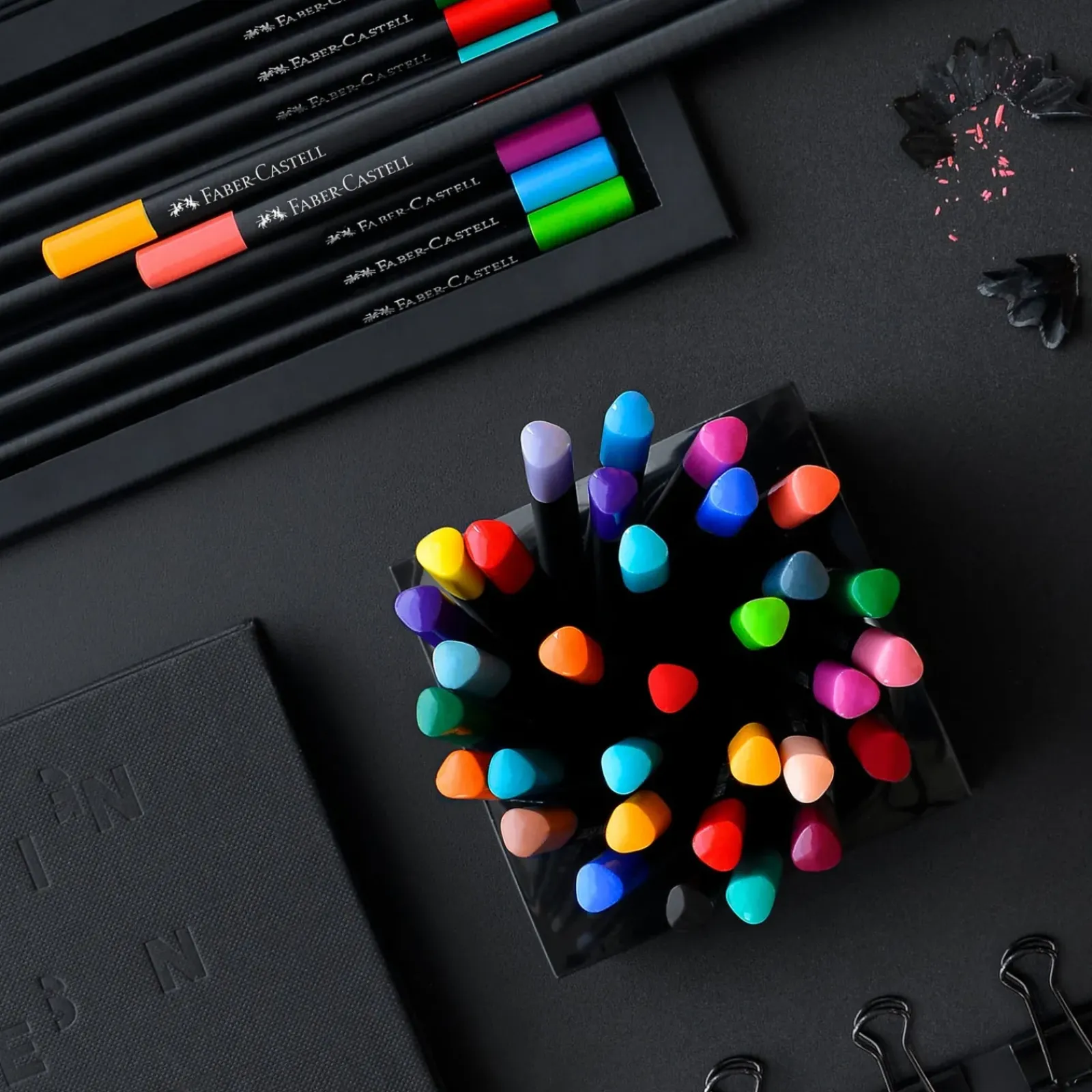 Outlet Faber Castell Lápis Cor Black Edition 24 unidades