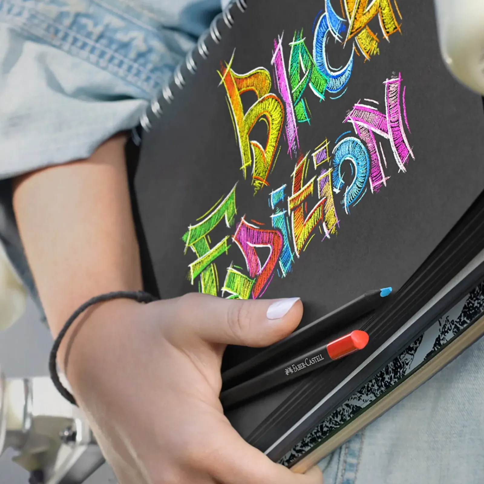 Outlet Faber Castell Lápis Cor Black Edition 24 unidades