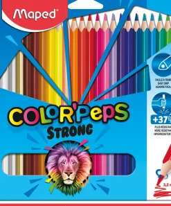 Maped Lápis De Cor E Cera|Lápis Cor E Cera > Lápis Cor Color Peps Strong 24 Unidades