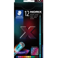 New Staedtler Lápis Cor Ergonomicos Norix 12 Unidades