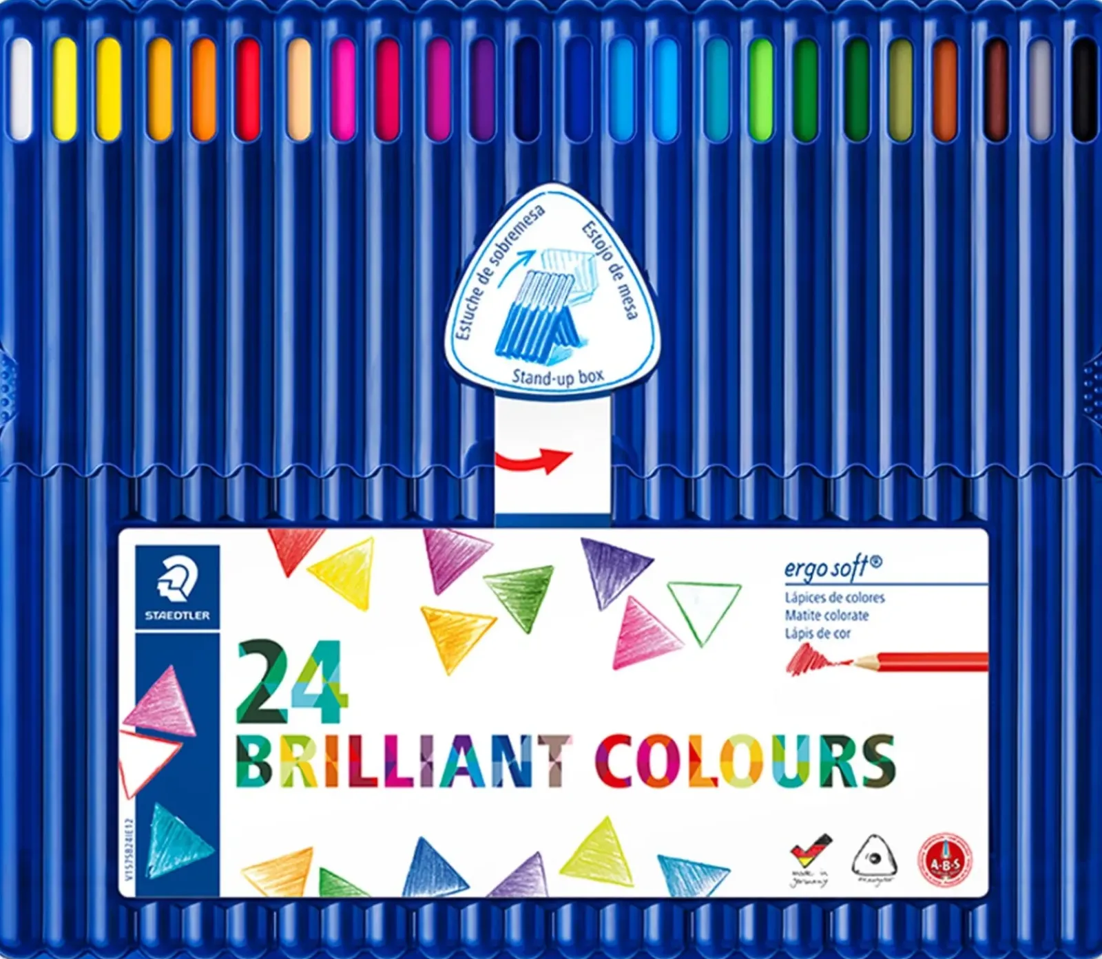 Staedtler Lápis De Cor E Cera|Lápis Cor E Cera > Lápis Cor Ergosoft 24 unidades