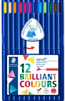 Staedtler Lápis De Cor E Cera|Lápis Cor E Cera > Lápis Cor Ergosoft 12 unidades