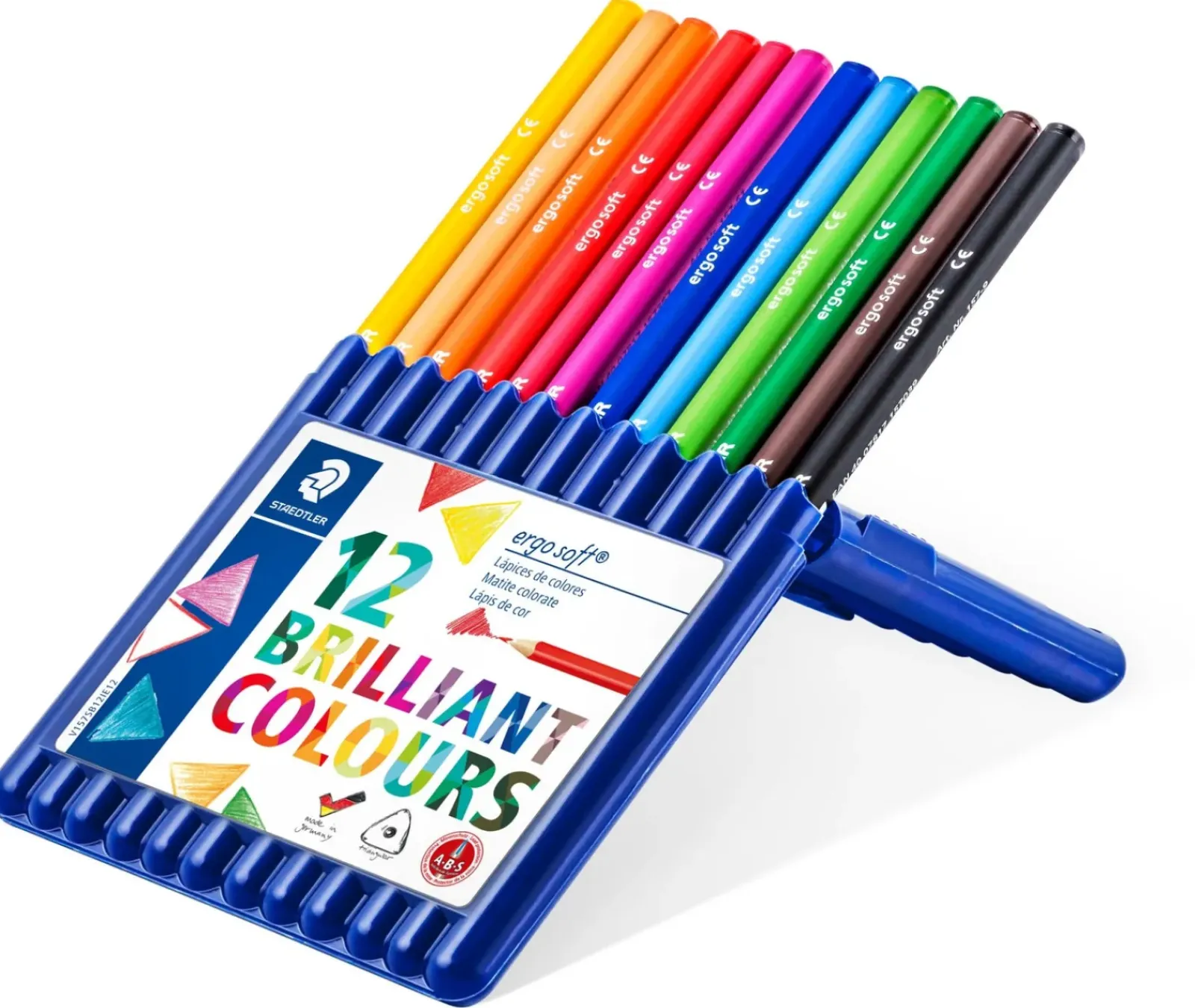 Staedtler Lápis De Cor E Cera|Lápis Cor E Cera > Lápis Cor Ergosoft 12 unidades