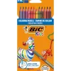 Bic Lápis De Cor E Cera|Lápis Cor E Cera > Lápis Cor Evolution Stripes 12 unidades Kid