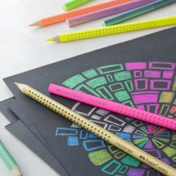 Clearance Faber Castell Lápis Cor Grip Pastel/Neon/Metal 12 unidades