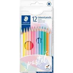 Staedtler Lápis De Cor E Cera|Lápis Cor E Cera > Lápis Cor Pastel 12 unidades
