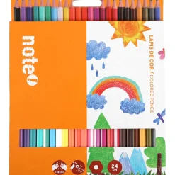 Note! Lápis De Cor E Cera|Lápis Cor E Cera > Lápis Cor Resina 24 Unidades