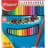 Outlet Maped Lápis Cor 14 Unidades + 4 Unidades Gratis