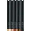Faber Castell Lápis De Cor E Cera|Lápis Cor E Cera > Lápis de Cor Black Edition Tons Pele 12 Unidades