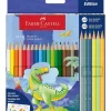 Hot Faber Castell Lápis de Cor Classic com Lápis Metal e Néon