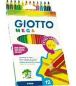 Hot Giotto Lápis de Cor Mega 12 Unidades