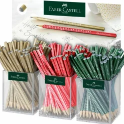 Faber Castell Lápis E Lapiseiras|Escrita > Lápis Grafite B Sparkle Pearl Dourado