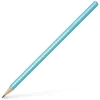 New Faber Castell Lápis Grafite HB Sparkle Azul Turquesa