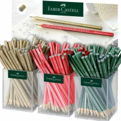 Hot Faber Castell Lápis Grafite HB Sparkle Verde Floresta Fab