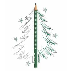 Hot Faber Castell Lápis Grafite HB Sparkle Verde Floresta Fab