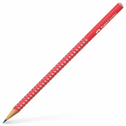 Faber Castell Lápis Grafite HB Sparkle Vermelho Candy Fab