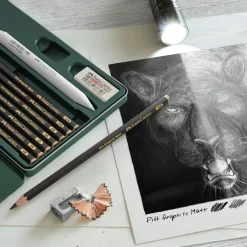 Best Faber Castell Lápis Grafite Pitt Matt Caixa Metal 8 unidades