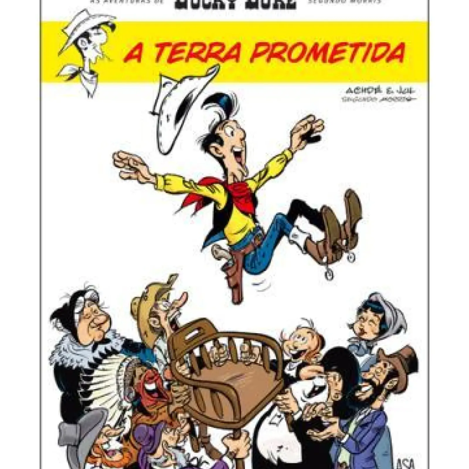 Asa Banda Desenhada E Novelas Gráficas > Lucky Luke - A Terra Prometida de Achdé