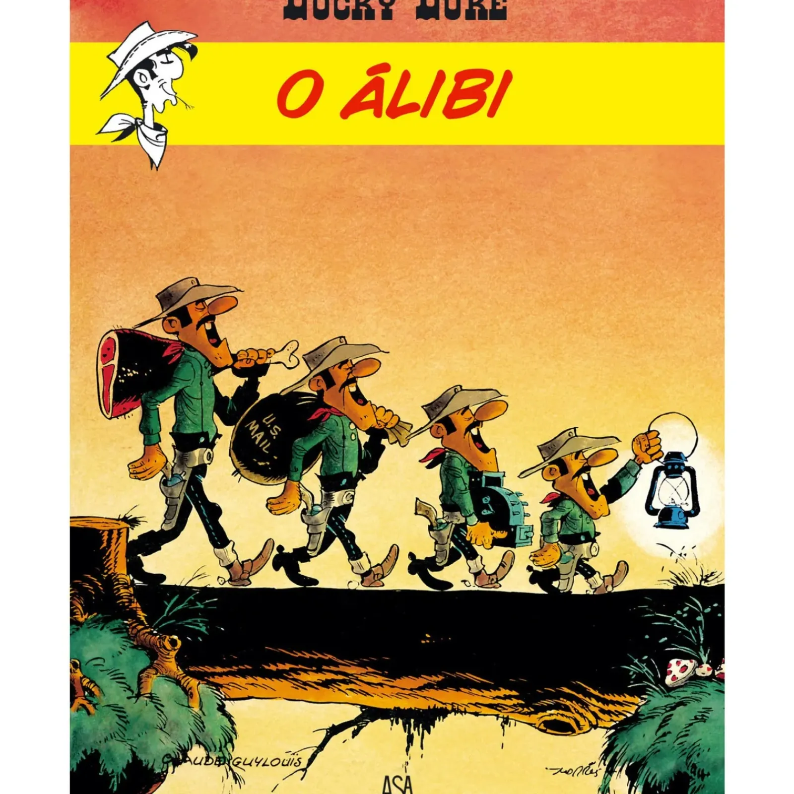 Asa Banda Desenhada E Novelas Gráficas > Lucky Luke - o Álibi de Claude Guylouis e Morris