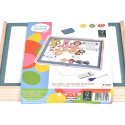 Hot Zoko-Playtogrow Mala Multiatividades De Madeira Zoko