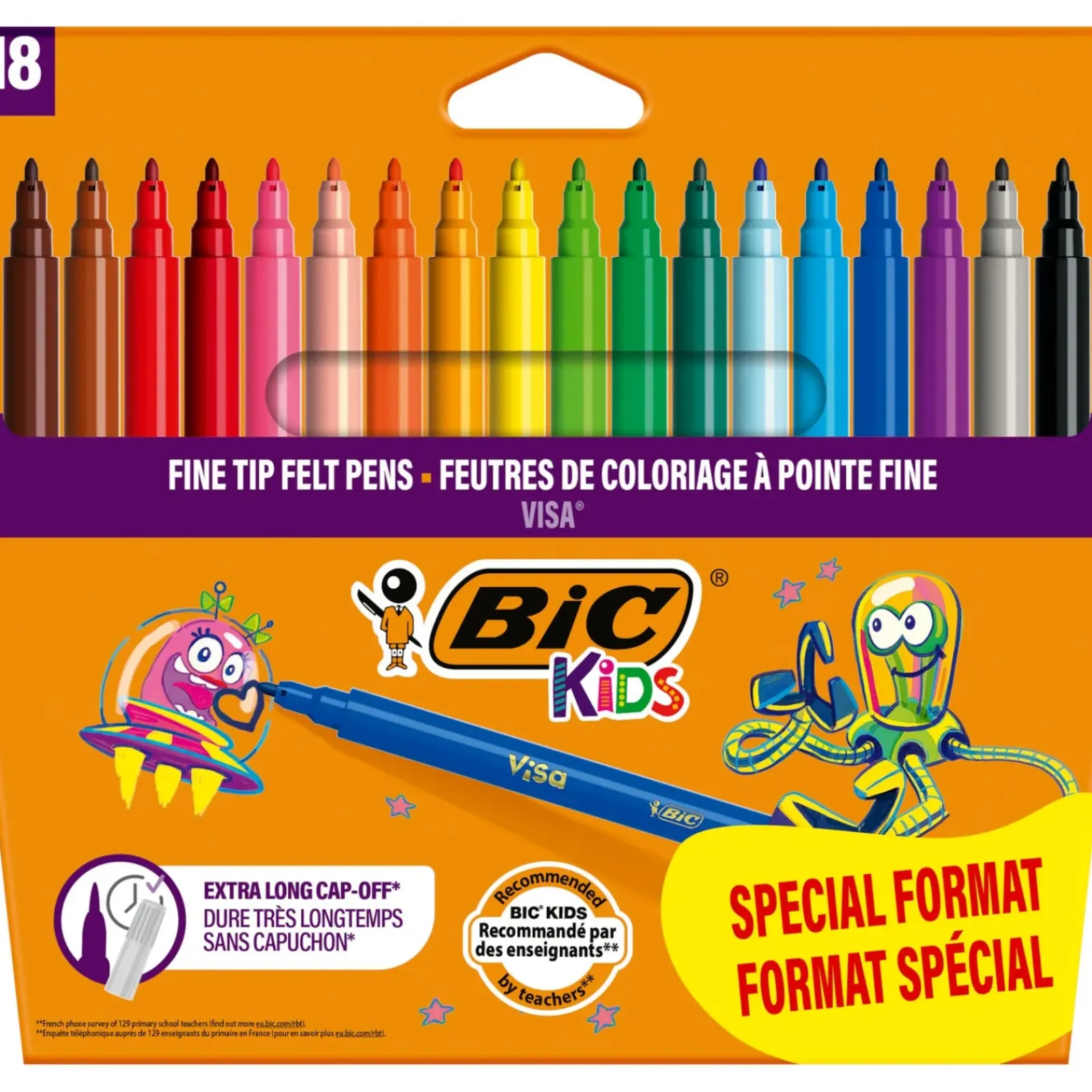 Discount Bic Marcador Colorir Kids Visa 18 Unidades