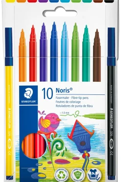 Hot Staedtler Marcador Colorir Noris Ponta Fibra 10 Unidades