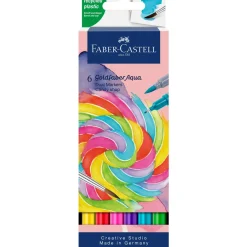 Faber Castell Marcadores Colorir > Marcador Duplo Goldfaber Aqua Candy Shop 6 unidades