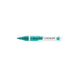 Ecoline Brush Pen > Marcador Ponta Pincel Verde Turquesa