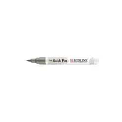 Ecoline Brush Pen > Marcador Ponta Pincel Cinzento Cálido