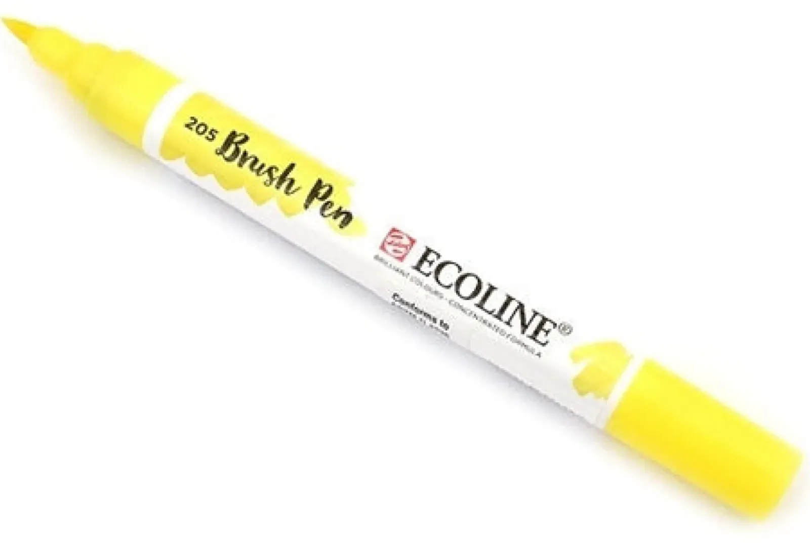Ecoline Brush Pen > Marcador Ponta Pincel Amarelo Limão