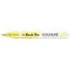 Ecoline Marcador Ponta Pincel Amarelo Pastel