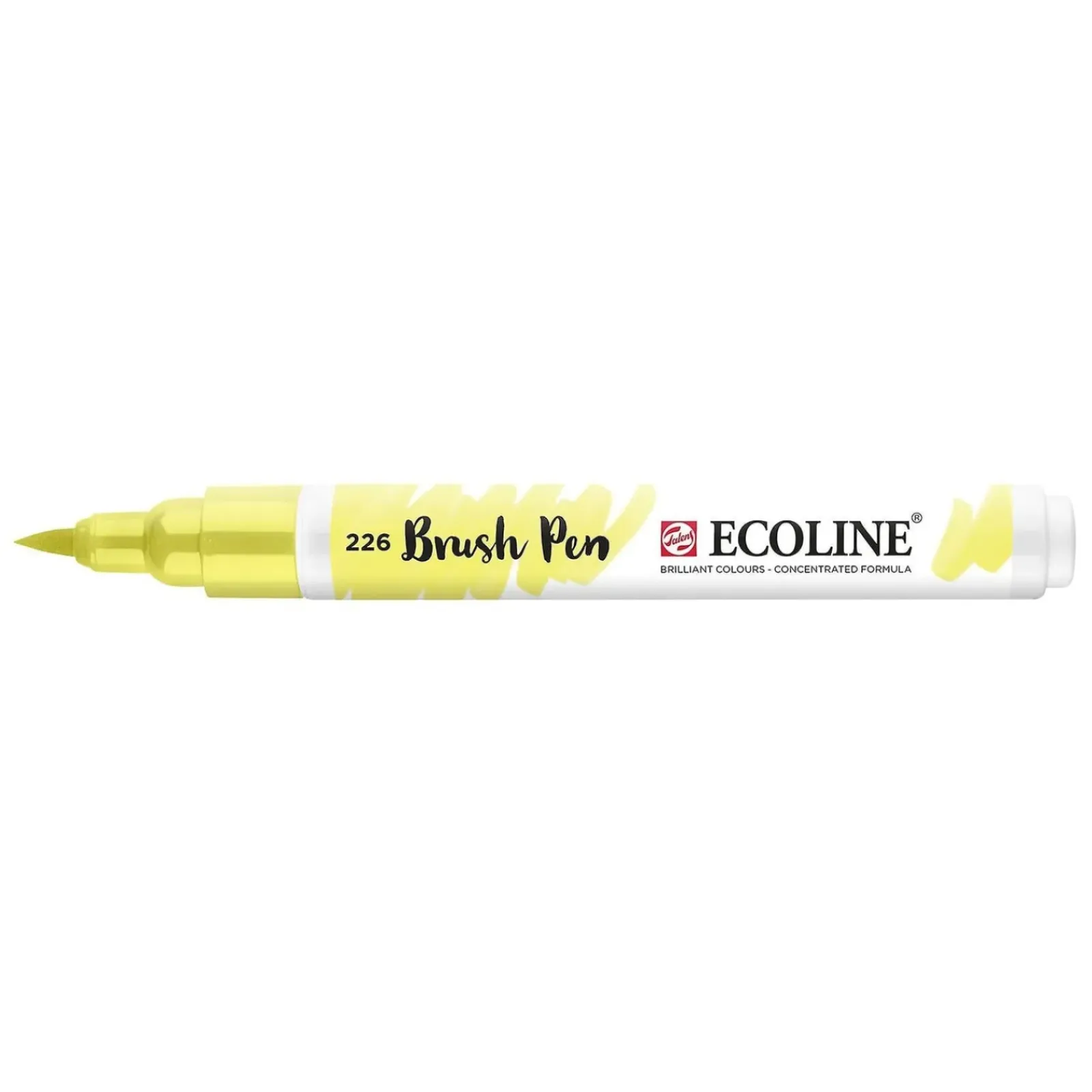 Ecoline Marcador Ponta Pincel Amarelo Pastel