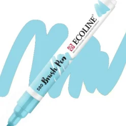 Ecoline Marcador Ponta Pincel Azul Pastel