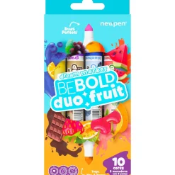 Newpen Marcadores E Sublinhadores|Marcadores Colorir > Marcadores Bebold Duo Fruit 5 unidades