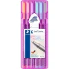 Clearance Staedtler Marcador Escrita Triplus Fineline Pastel 6 Unidades