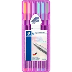 Clearance Staedtler Marcador Escrita Triplus Fineline Pastel 6 Unidades