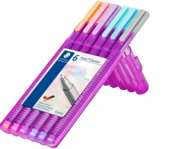 Clearance Staedtler Marcador Escrita Triplus Fineline Pastel 6 Unidades