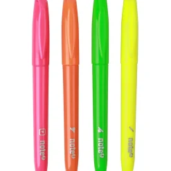 Note! Marcadores E Sublinhadores|Escrita > Marcadores Fluorescentes Finos 4 unidades