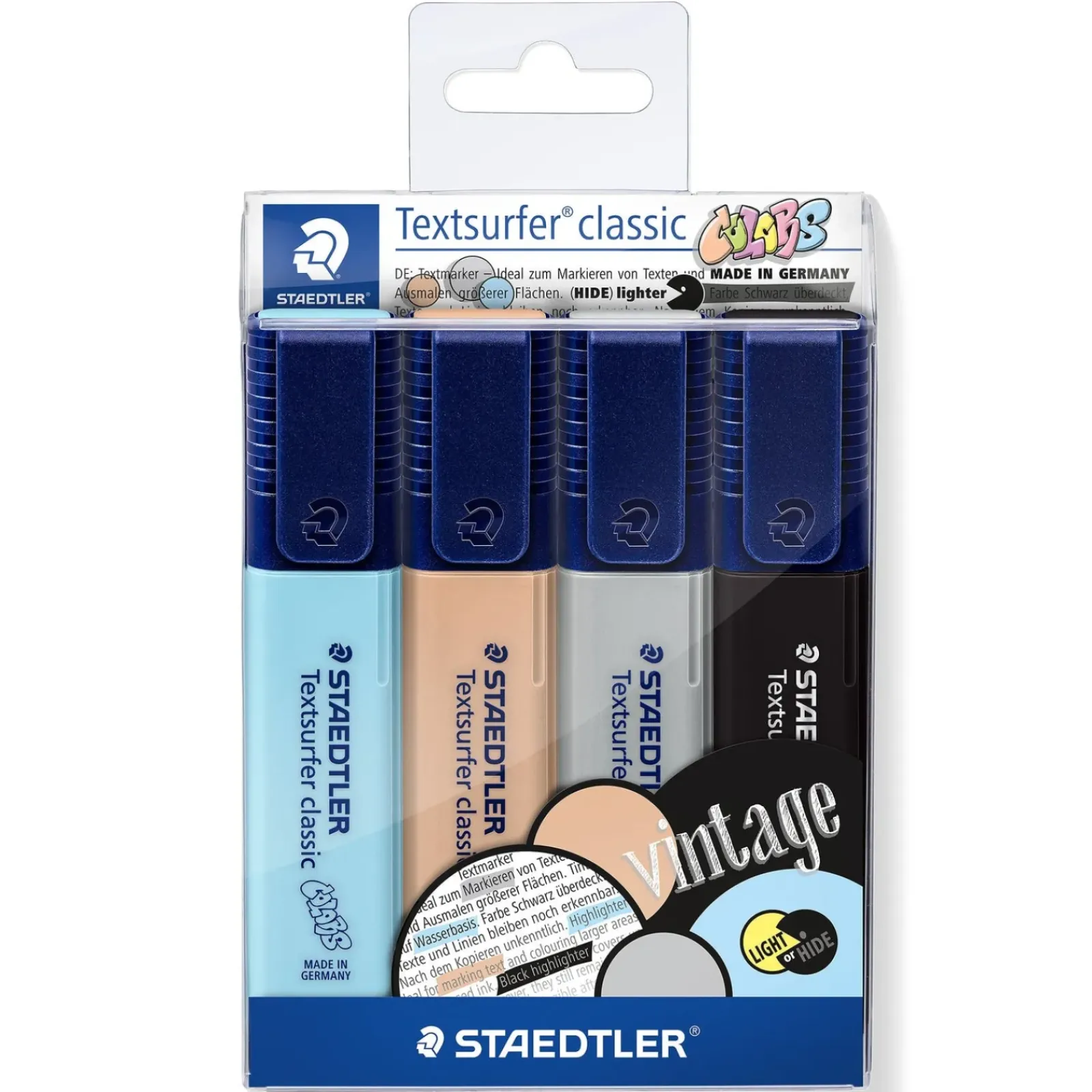 Staedtler Marcadores E Sublinhadores|Escrita > Marcadores Fluorescentes Textsurfer Pastel 4 unidades