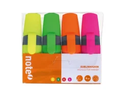 Hot Note! Marcadores Fluorescentes 4 unidades