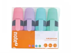 Online Note! Marcadores Pastel 4 unidades