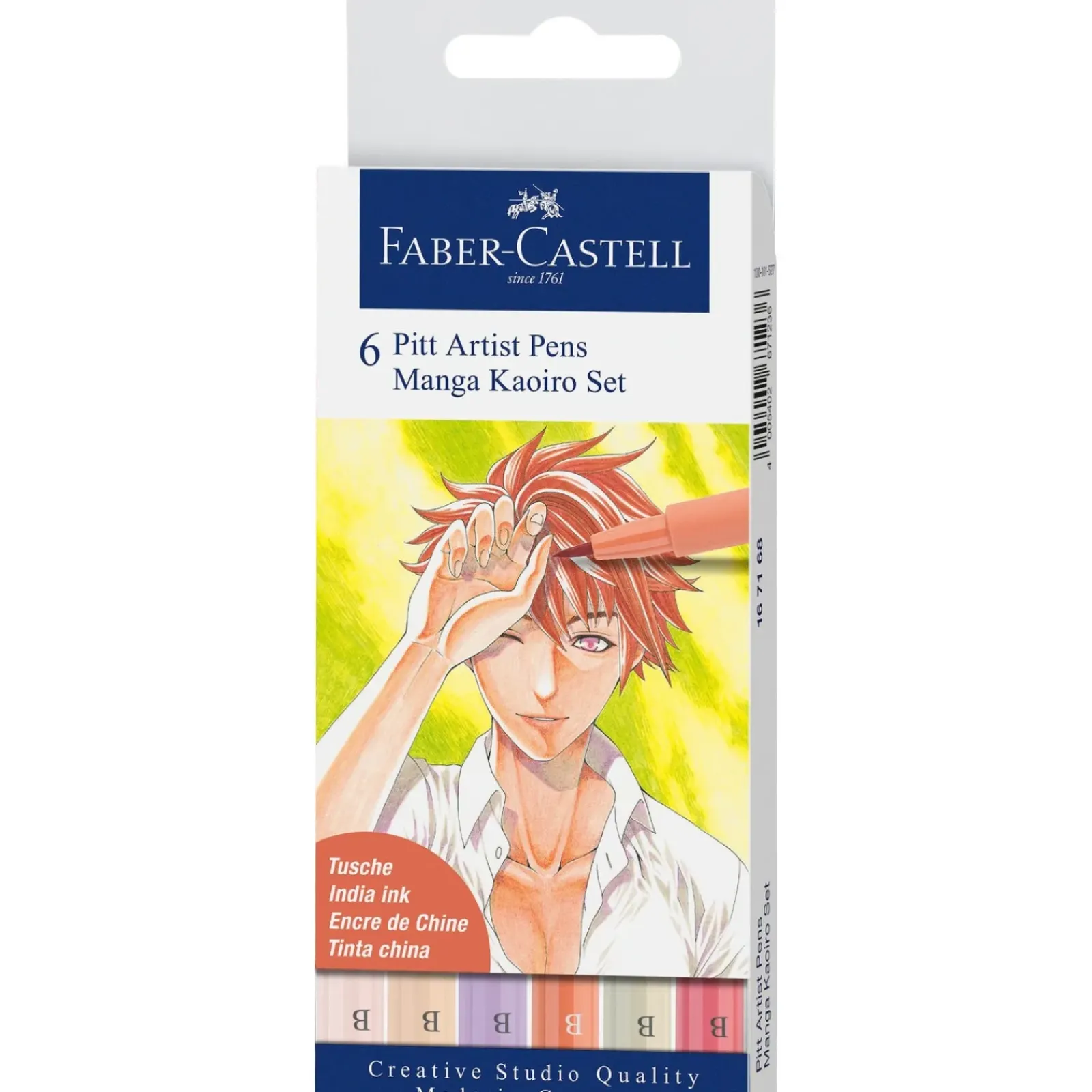 Faber Castell Marcadores E Sublinhadores|Escrita > Marcadores Pitt Artist Manga Kaoiro 6 unidades