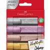 Faber Castell Marcadores E Sublinhadores|Escrita > Marcadores Textliner Cores Metálicas 4 unidades