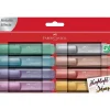 Faber Castell Marcadores E Sublinhadores|Escrita > Marcadores Textliner Metálico 8 unidades